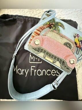 Vintage MARY FRANCES Pink Cadillac Bag